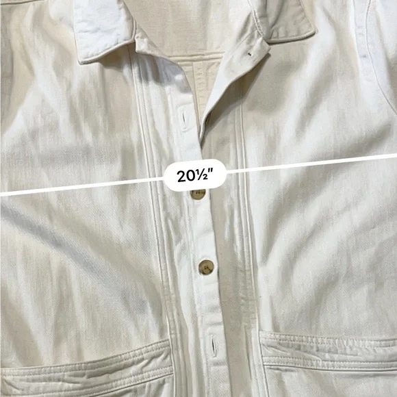 Sézane White Will Jacket M - Picture 8 of 13